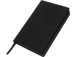 Cuaderno negro con páginas blancas y cubierta de PU rayada para tomar notas y escribir en la escuela para artistas y Gokoco.