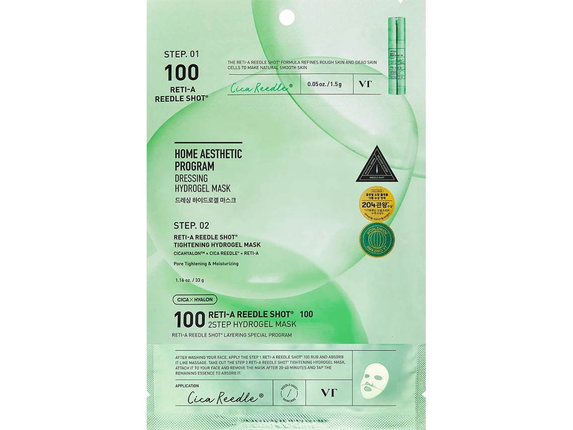 Mascarilla Hidrogel Vt Cosmetics Reti-a Reedle Shot 100