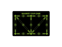 Tapete de entrenamiento Football Footprint, 15.723.6 pulgadas Eifson (verde amarillento)