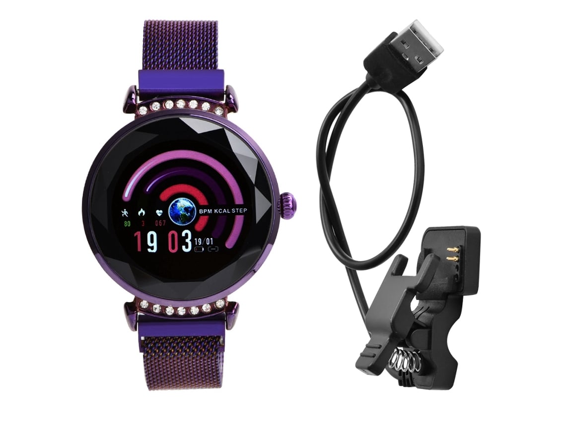 Pulsera Inteligente Para Mujeres (monitor De Frecuencia Cardíaca, Medición De Presión Arterial)