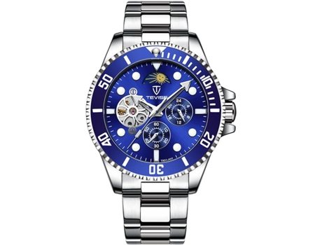 VENAXIN Hombres Relojes Mecánicos Automáticos Relojes Automáticos Impermeables-Azul VEANXIN