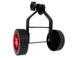 Rueda Universal Para Cortacésped Ajustable Soporte Trimmer Auxiliar Negro