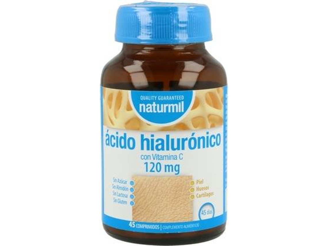 Complemento Alimentar NATURMIL Ácido Hialurónico (45 comprimidos de 120mg)