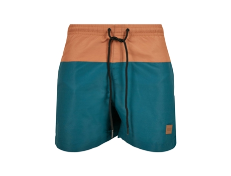 Pantalones Cortos de Baño para Hombre de Playa URBAN CLASSICS (3XL - Poliéster - Azul)