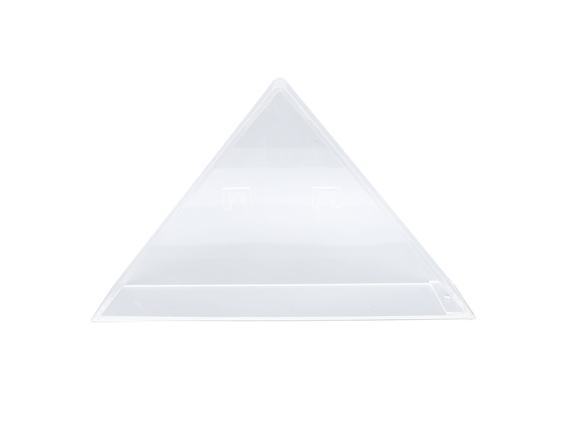 2026-caja Triangular De Acrílico Transparente Para Bandera Militar, Exhibidor Con Imanes Para Veteranos, Pared Colgante 330x200x64mm