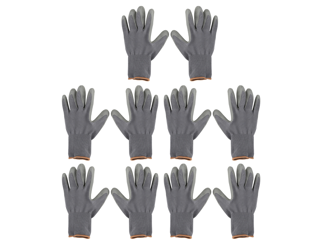 5 Pares De Guantes De Jardinería Duraderos, Transpirables Y Antideslizantes Para Trabajos En El Jardín.