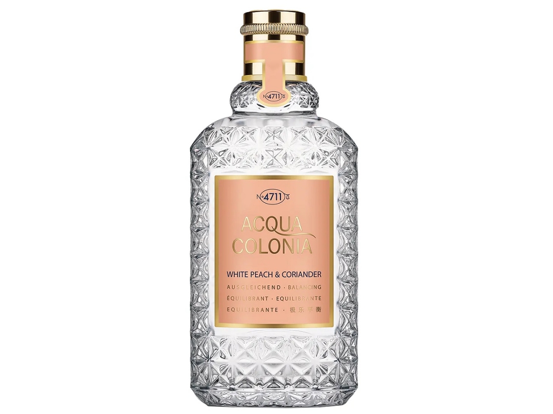 Agua de colonia Acqua Colonia Premium Melocotón Blanco y Cilantro, 100 ml, fragancia 4711