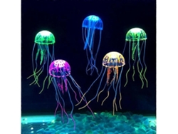 5 Medusas Luminosas para Decoración de Acuario Rosewell
