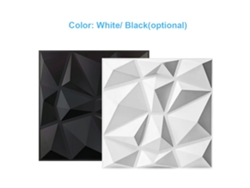 Paneles de pared decorativos de PVC 3D de 30 x 30 cm (12 unidades)