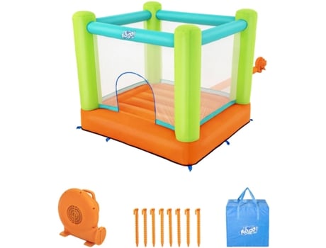Castillo Hinchable Saltador BESTWAY 194x175x170 cm con Bomba de Hinchado Continuo