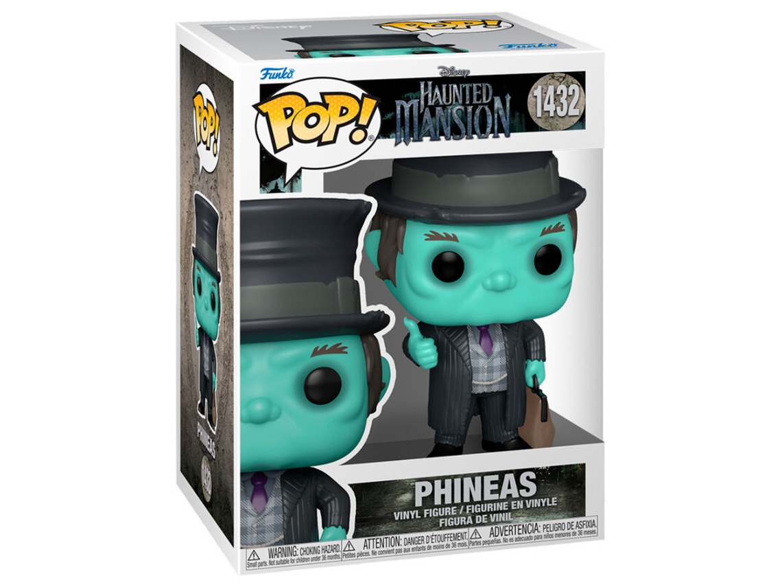 Figura Pop de Phineas B. La Mansión Encantada de Disney
