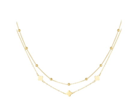 Collar MONBIJOUX BY OPHÉLIA de Ophélia 2 en 1 Dorado