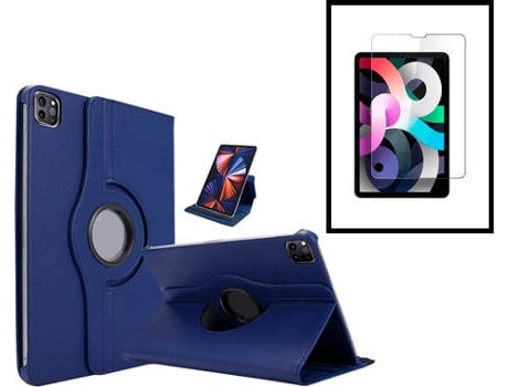 Kit Carcasa de Protección Premium + Protector de Pantalla iPad Pro 12.9 (2021) GIFT4ME Azul