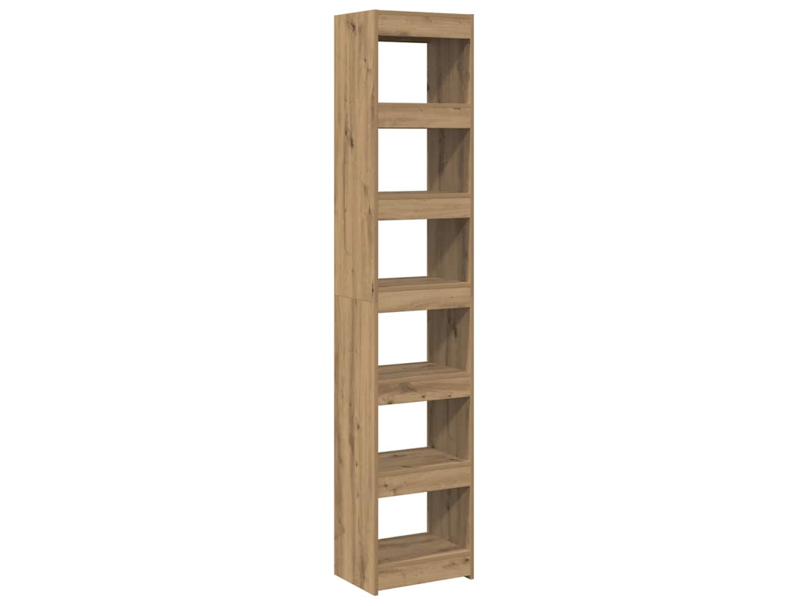 Maison Exclusive - Estantería/divisor De Espacios Roble Artisan 40x30x198 Cm