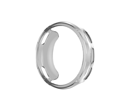 Smartwatch para Polar Vantage V2 TPU Half Pack Funda protectora Color caramelo (Gris transparente)