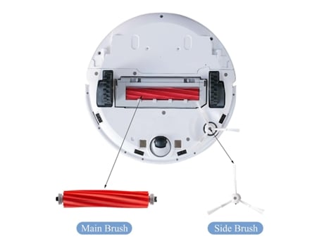 Escova principal de pano para esfregar escovas de varredura de bordas para robô roborock t8