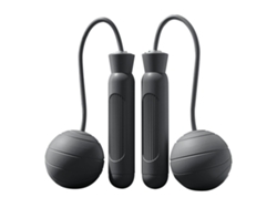 Urbannova-cuerda Para Saltar Silenciosa, Diseño Con Peso, Portátil, Sin Cuerda, Para Adultos, Estudiantes Y Fitness, Color Negro