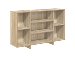 Aparador derivado de madera de roble Sonoma (120 x 30 x 75 cm)