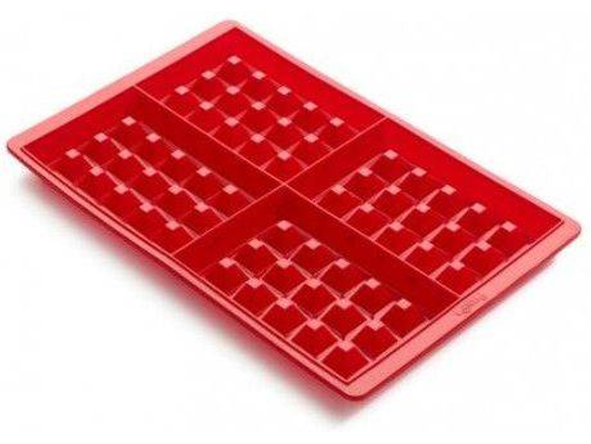 Conjunto de 2 Moldes para Waffles LÉKUÉ 2x4 (2 x 4 x 125 ml)