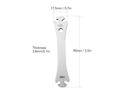 Llave Universal Para Ruedas De Bicicleta, Herramienta Para Ajuste De Radios, Mtb/bicicleta De Carretera, Acero Inoxidable Y19919