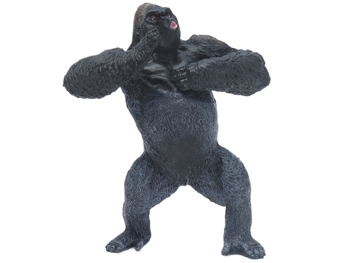 Estátua De Chimpanzé Lifelike Modelo De Animal Selvagem Simulação Alta Pvc Para Colecionadores Crianças