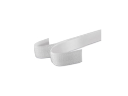 Cinta velcro COMPACT blanca m-h 20mm x 12m