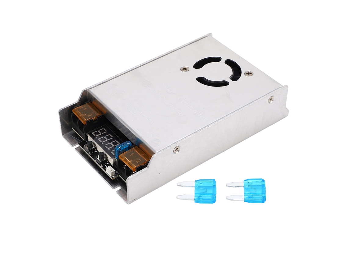 Controlador Mppt Para Energía Solar, Tasa Del 98%, Vehículos Eléctricos De 12v-50v, Botón De Reinicio.