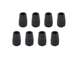 Mali 8pcs Pontas de Reposição para Cana de Passeio Bastão de Trekking Protector Anti derrapante em Borracha Universal