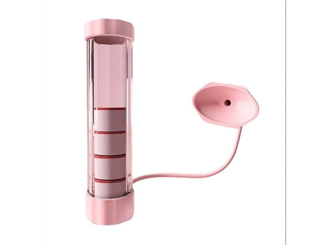 Entrenador de respiración con mancuernas para respiración diafragmática, resistencia ajustable, fortalecimiento del core, Rosa Rosewell