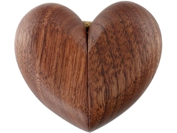 Anillos Forma Corazón Guardar Compromiso Cierre Magnético Almohadilla Protectora Espuma Estuche Portátil Joyas