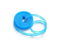 Tendedero portátil de nailon resistente al viento y antideslizante para exteriores, retráctil para camping.