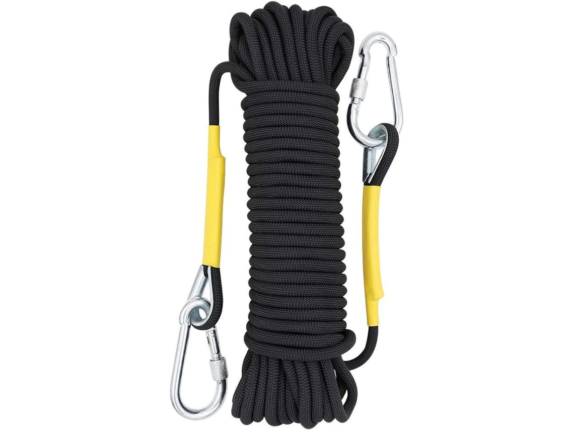 Cuerda de escalada de 8 mm, cuerda de seguridad para trabajos en altura, rescate, escape de incendios, escalada de árboles, senderismo, 10 m, 20 m, 30 m