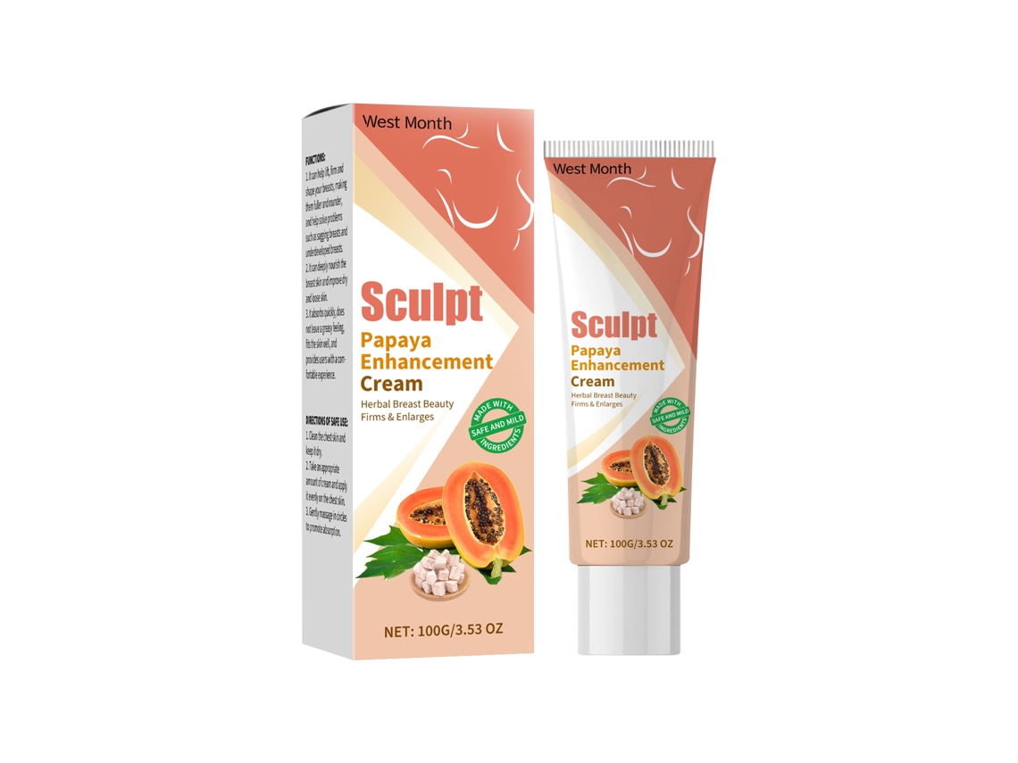 Crema de papaya para el aumento natural de senos