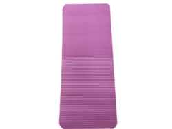 Esterilla de yoga resistente, de tan solo 15 mm de grosor, antideslizante, ideal para practicar deporte y ejercicio. Mdug (rosa).