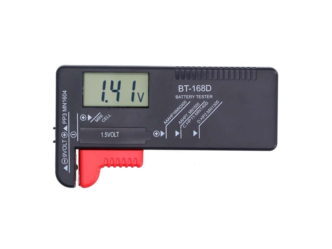 Probador De Baterías Digital Universal Portátil Bt-168d Para Pilas De Botón Y Pequeños Equipos Eléctricos.