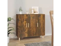 Lovely Home Aparador 90X34X80 Cm Madera Procesada Color Roble Ahumado