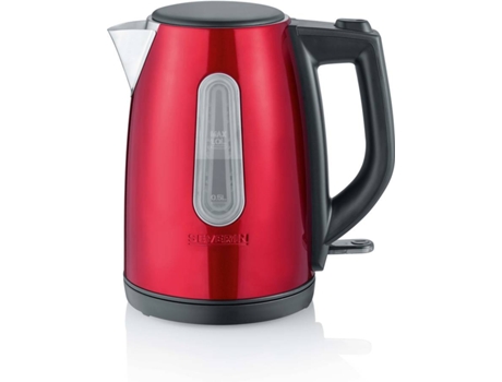 Hervidor Eléctrico SEVERIN WK 3417 (2200 W - 1 L - Rojo)