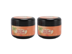 Crema Autobronceadora para Cuerpo y Rostro, 2 Piezas x 50g, Bronceado Rápido y Duradero, Sin Daño a la Piel