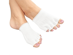 Calcetines Separadores De Dedos De Gel Para Mujer - Cuidado De Los Pies, Pedicura De Compresión, Alineación De Los Dedos