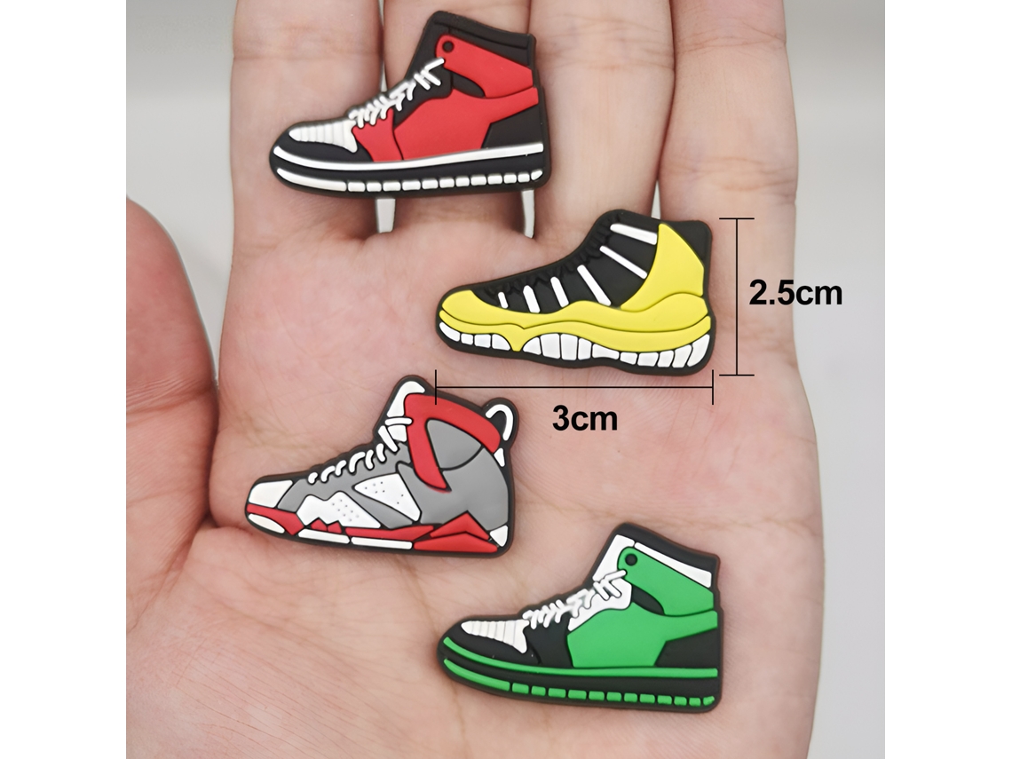 KOFIHETY 23 PCS Colgantes para Zapatos, Chancletas PVC Deportivas, Adornos para Niños y Niñas, Accesorios de Pulsera, Regalos para Fiestas