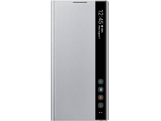 Funda SAMSUNG Galaxy Note 10 Clear View Plateado