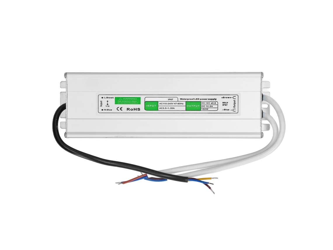 Veloriskku-transformador De Led Para Driver Ip67 Impermeável Com Proteção Contra Curto-circuito 150w Ac 240v