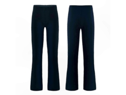 Pantalones Estirados Casuales Largos Para Niñas Baile Jazz 7-8 Años Azul Marino Negro 7-8 Años Azul Marino