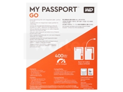 Disco SSD Externo SANDISK My Passport Go (1 TB - USB 3.0 - 400 MB/s)