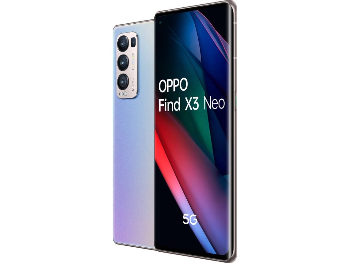 Smartphone OPPO Find X3 Neo (6.55'' - 12 GB - 256 GB - Plata)