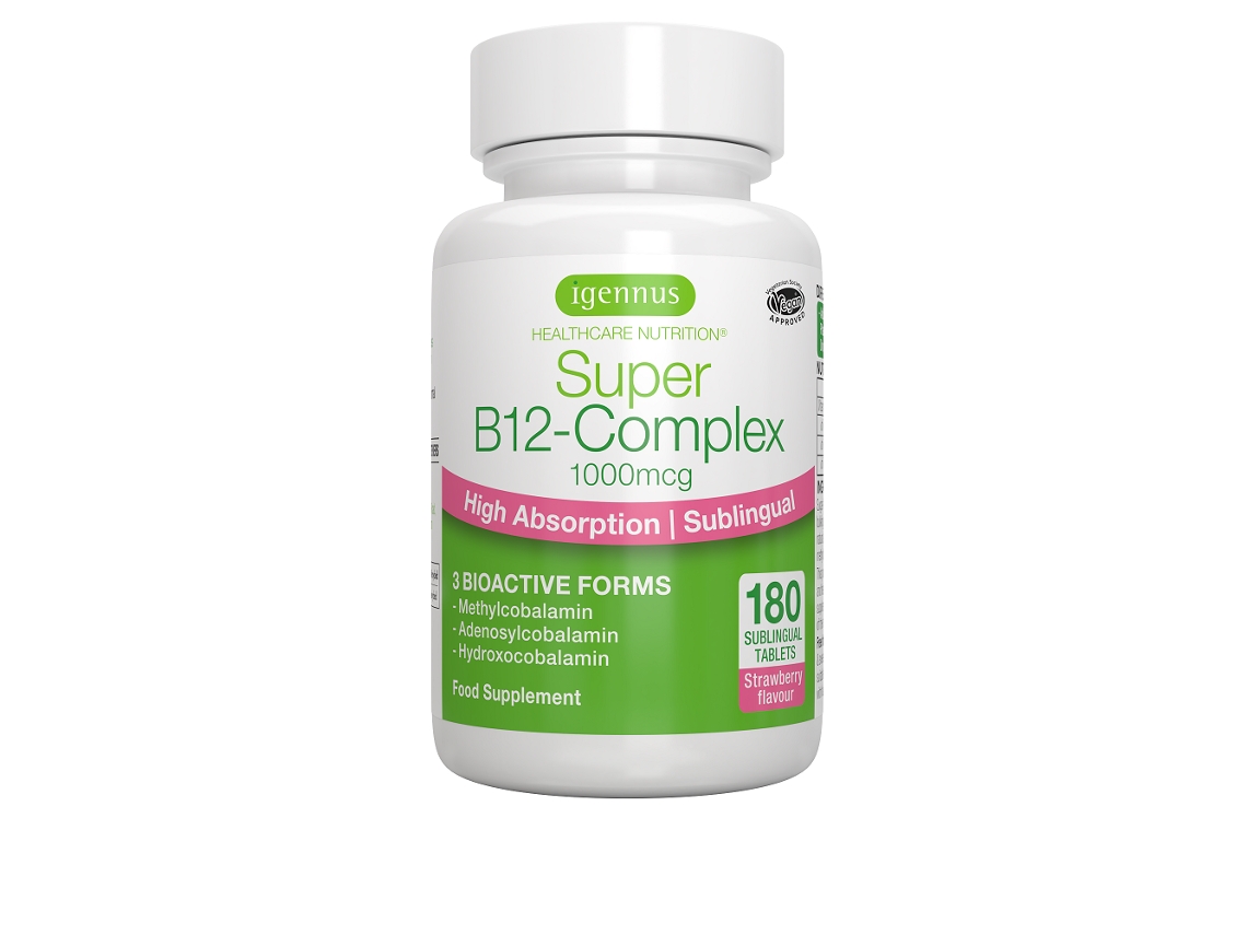 Igennus Super B12-Complex 1000mcg 180's