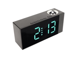 Reloj Despertador Digital Con Proyección L, Rotación De 180 Grados, Brillo Ajustable Y Carga Usb. Reloj Despertador L*.