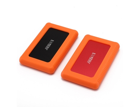 Disco Externo SLOWMOOSE Portátil Personalizado Antivibración Anticaidas Rojo (1 TB)