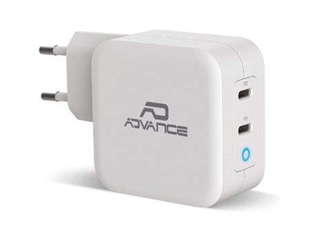 Adaptador de red 2xusb-c 1x55 w + 1x45 w ADVANCE