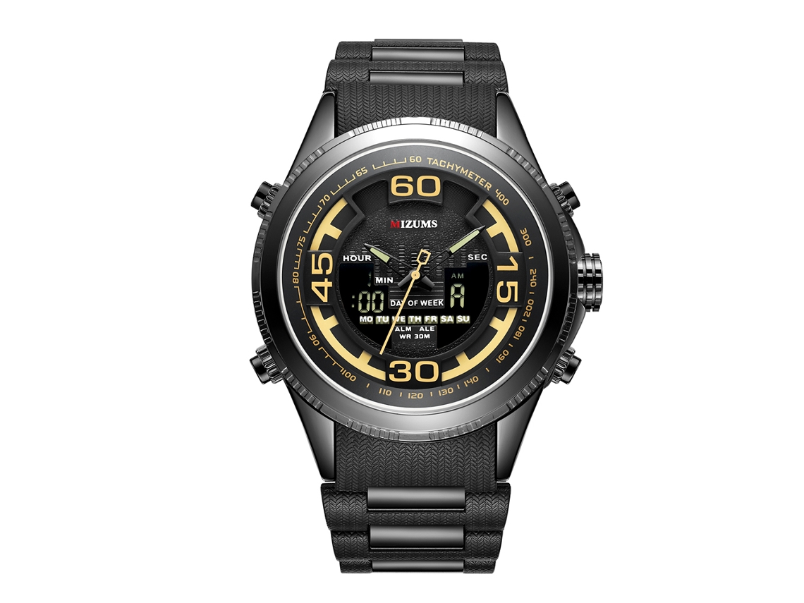 Reloj De Pulsera Analógico De Cuarzo Mizums Para Deportes Al Aire Libre, Resistente Al Agua (caqui)